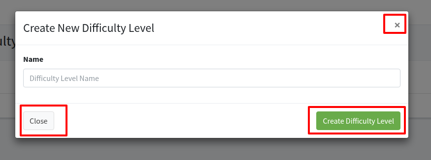 Create New Difficulty Level