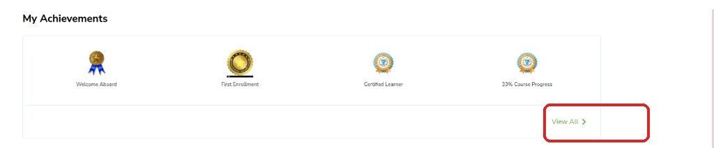 My Achievements