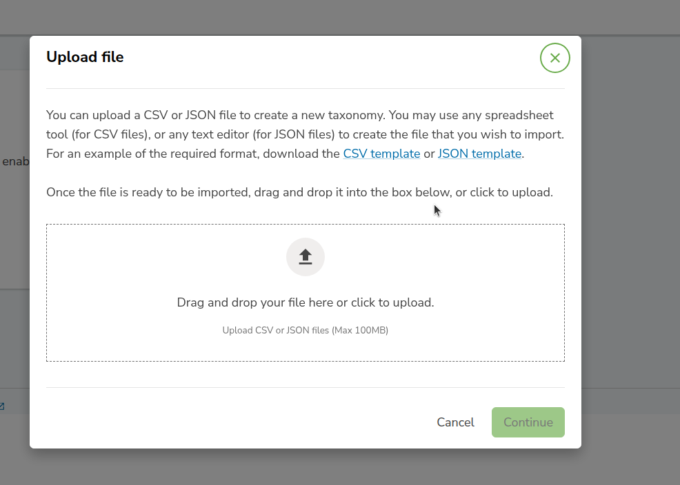 Upload file