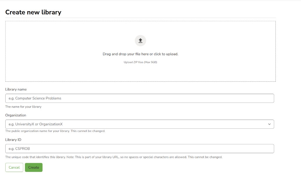 Upload ZIP