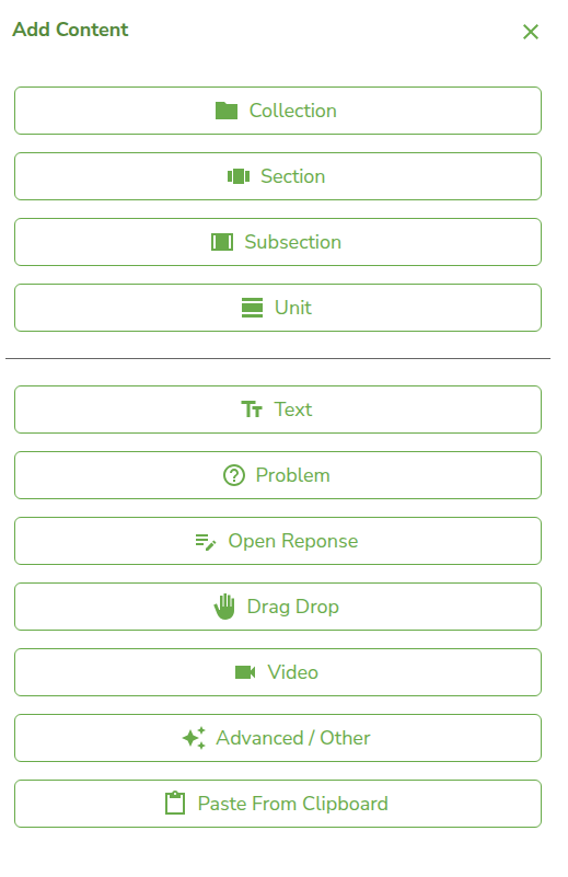 Add Content