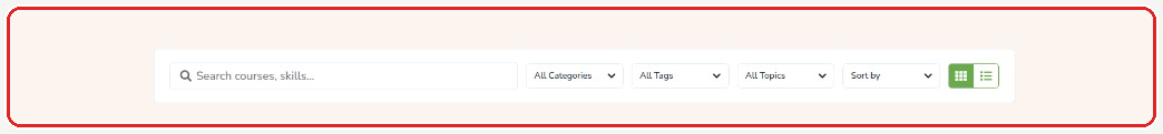 Search and filters