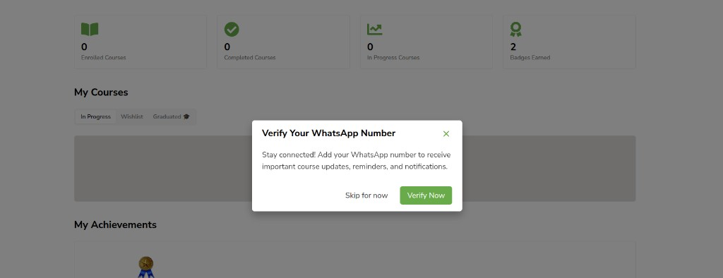 Verify Your WhatsApp Number