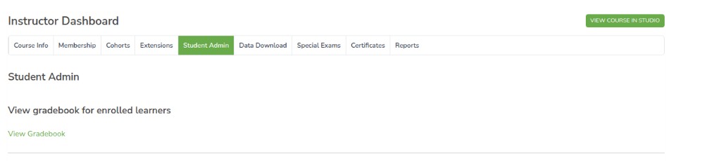 Student Admin