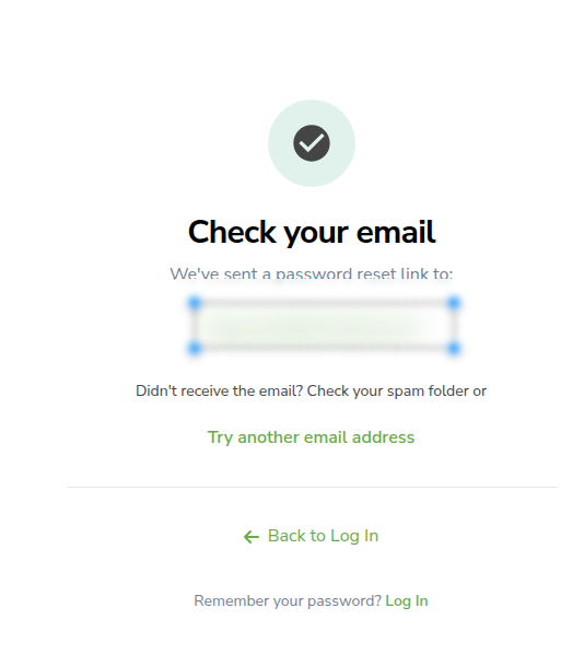 Check your email
