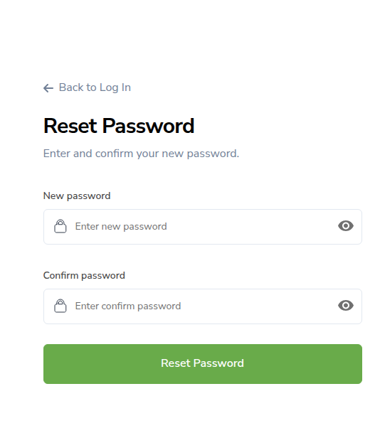 Reset Password