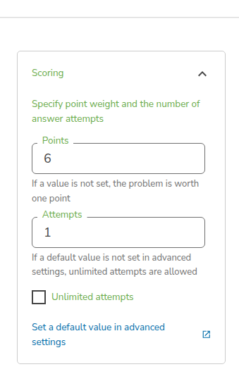 Scoring