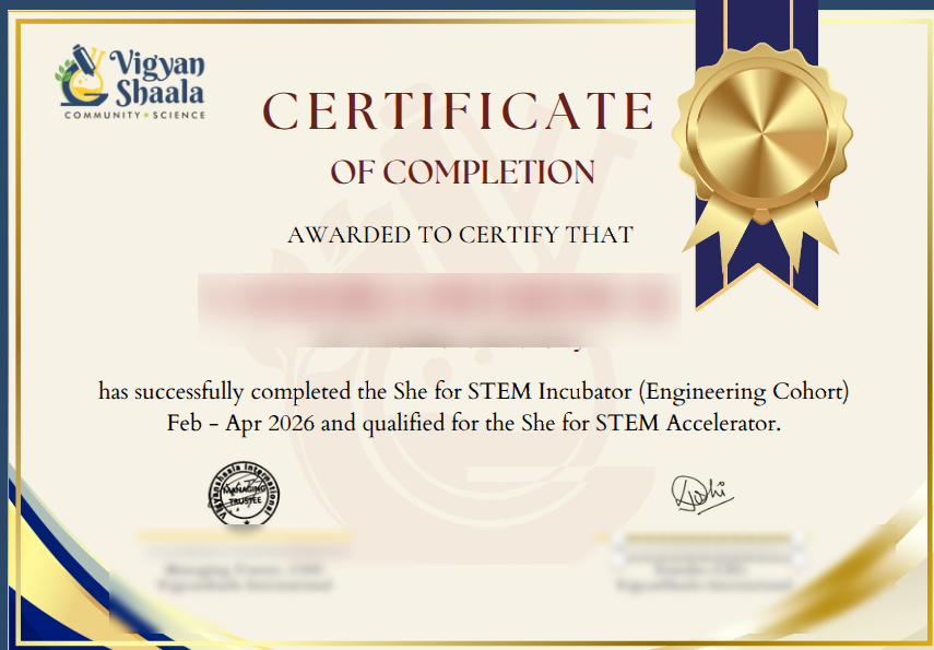 Certificate of Completion