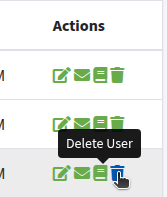 Delete User