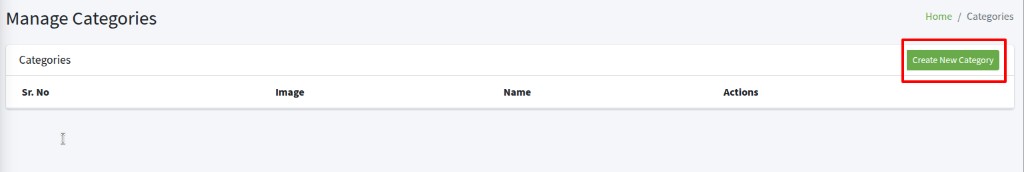 Manage Categories