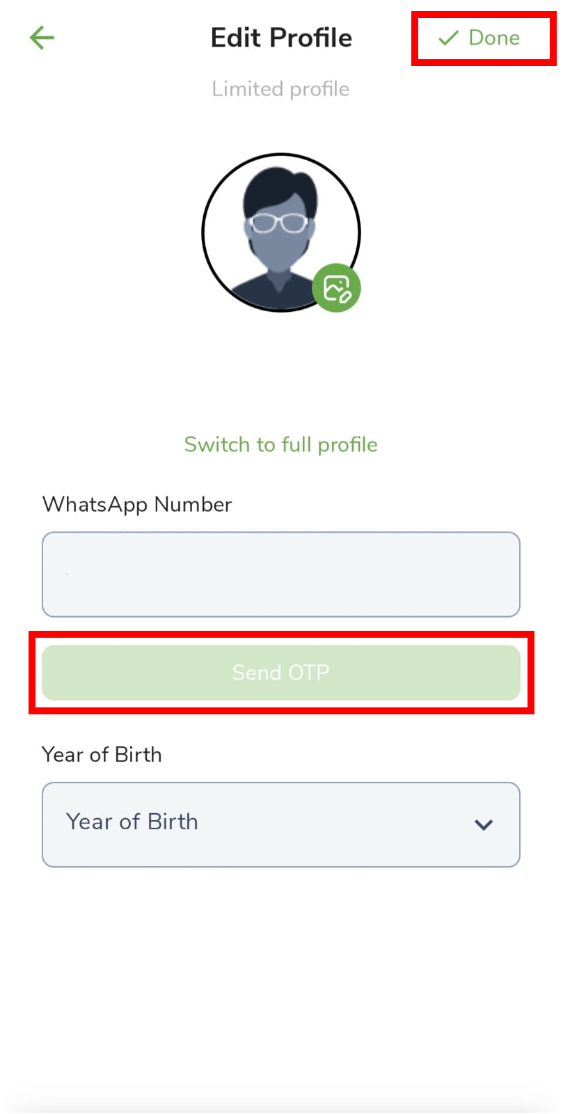 Edit Profile